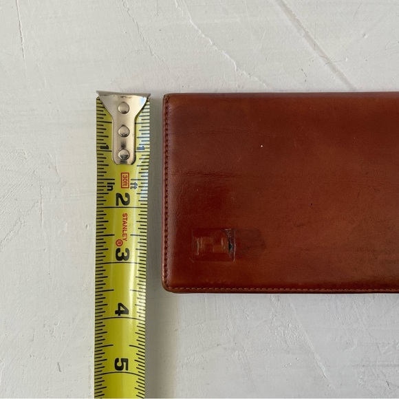 Vintage Fendi Brown Leather Wallet Bifold - Picture 12 of 13